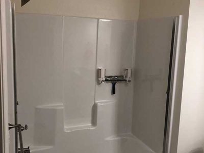 Before Shower Door Installation