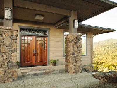 Custom Wood Door Installation