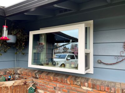 Square Bay Window Installation