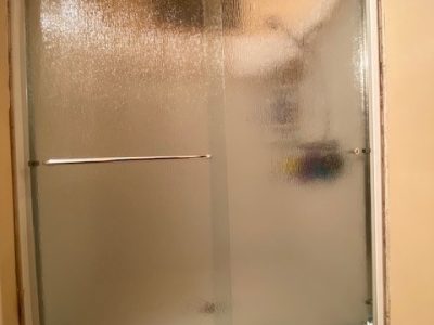 Frosted Shower Glass Door